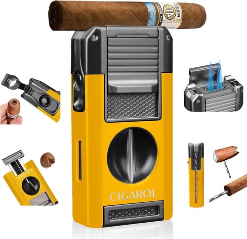 Torch lighter with - lighter,
